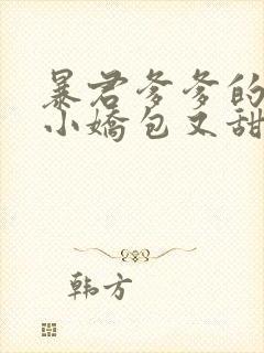 暴君爹爹的团宠小娇包又甜又飒