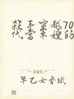 杀手穿越70年代当军嫂的小说