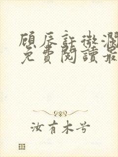 顾辰许微澜小说免费阅读最新章节