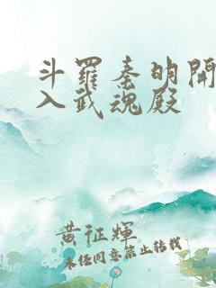 斗罗秦明开局加入武魂殿