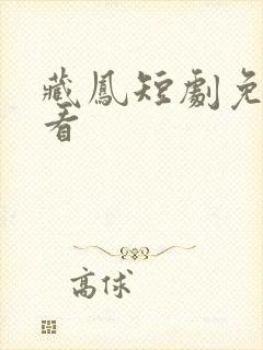 藏凤短剧免费观看