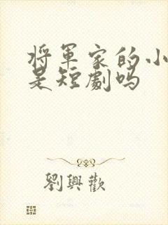 将军家的小娘子是短剧吗