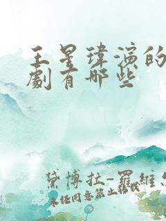 王星玮演的电视剧有哪些