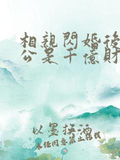 相亲闪婚后,老公是千亿财阀