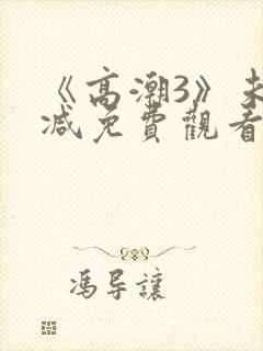 《高潮3》未删减免费观看