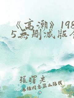 《高潮》1985无删减版全集