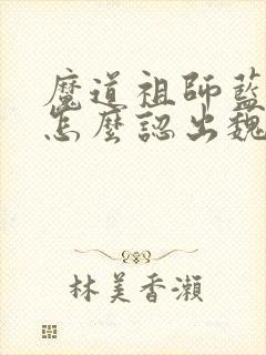 魔道祖师蓝忘机怎么认出魏无羡的