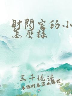 财阀家的小儿子怎么样