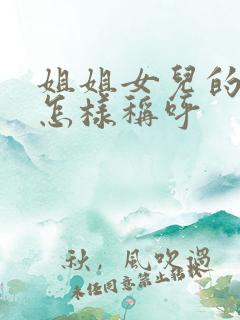 姐姐女儿的老公怎样称呼