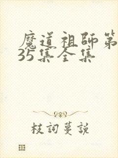 魔道祖师第一季35集全集