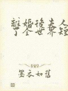 离婚后夫人惊艳了全世界短剧