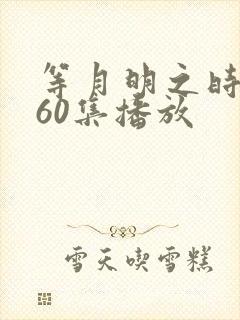 等月明之时短剧60集播放