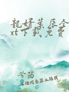 龙婿叶辰全本txt下载免费