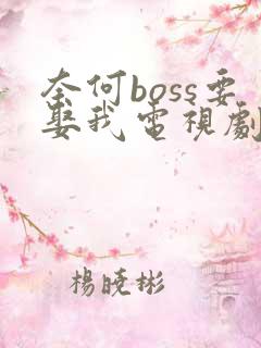 奈何boss要娶我电视剧免费观看高清