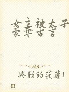 女主被太子强取豪夺古言