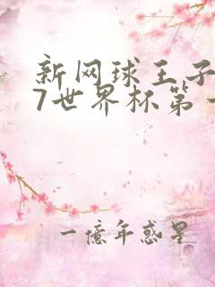 新网球王子u17世界杯第一季