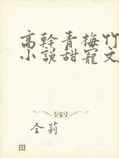 高干青梅竹马的小说甜宠文