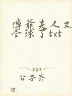 傅爷夫人又惊艳全球了txt