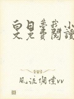 白日梦我小说原文免费阅读