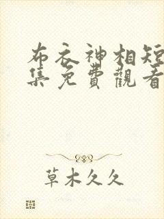 布衣神相短剧全集免费观看