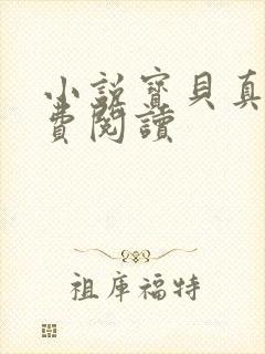 小说宝贝真乖免费阅读