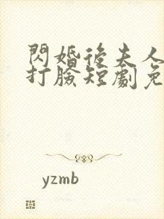 闪婚后夫人在线打脸短剧免费观看全集