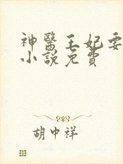 神医王妃要休夫小说免费