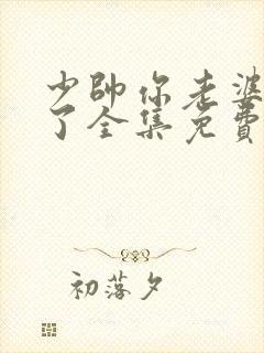 少帅你老婆又跑了全集免费