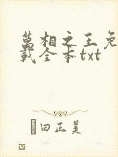 万相之王免费下载全本txt