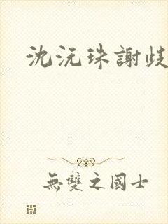 沈沅珠谢歧小说