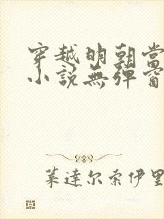 穿越明朝当皇帝小说无弹窗