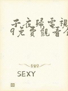 子夜归电视剧19免费观看全集高清