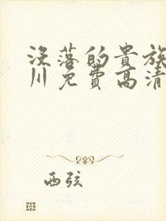 没落的贵族琉璃川免费高清全集