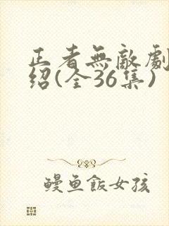 正者无敌剧情介绍(全36集)