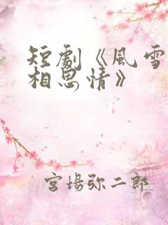 短剧《风雪无尽相思情》