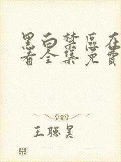 黑白禁区在线观看全集免费播放