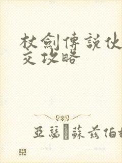 杖剑传说伙伴结交攻略