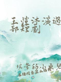 王恺沐演过的全部短剧