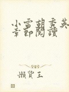 小雷胡秀英全部章节阅读