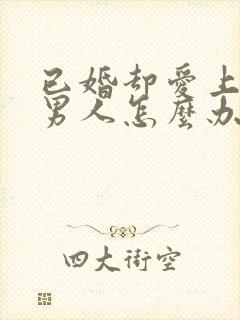 已婚却爱上别的男人怎么办