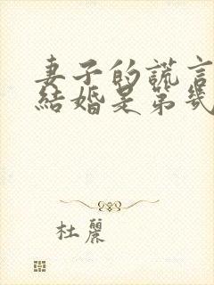 妻子的谎言东旭结婚是第几集