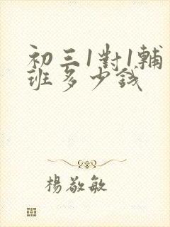 初三1对1辅导班多少钱