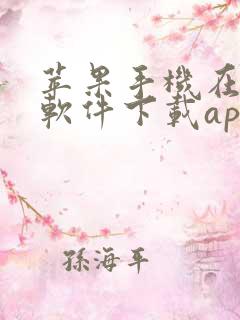 苹果手机在哪个软件下载app