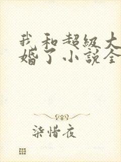我和超级大佬隐婚了小说全文阅读