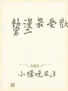 动漫最受欢迎的男二