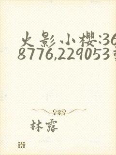 火影小樱:368776,229053动漫