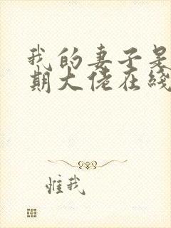 我的妻子是大乘期大佬在线小说
