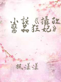 小说《摄政王的医品狂妃》