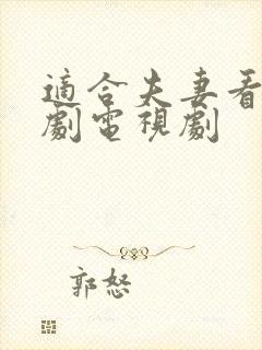 适合夫妻看的日剧电视剧