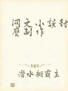 网文小说封面怎么制作